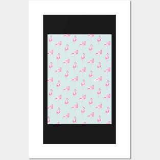 Flamingo, Flamingos pattern, Print, Tropical, Bird, Pattern, Funny art, Modern art, Wall art, Print, Minimalistic, Modern Posters and Art